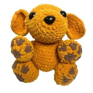 2/$25‎ Handmade Crochet Dog Puppy Plush Stuffie NWOT